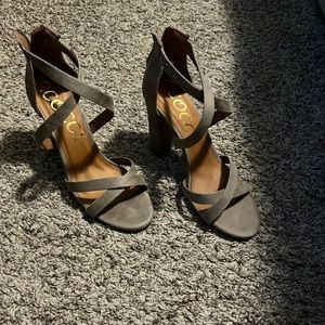 Size 8 strappy heals